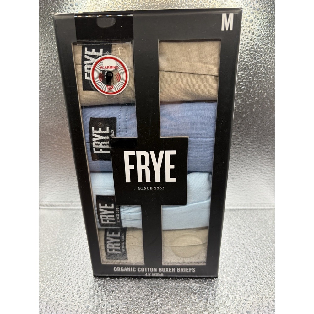 FRYE ~ 4-Pair Mens Boxer Brief Bamboo Blend Stretch Multicolor ~ M (32-34)